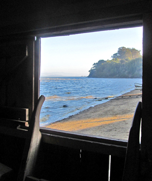 China Camp Pier Window to Beach